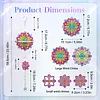 3D Mandala DIY Crystal Prism Teardrop Pendant Hanging Diamond Painting Suncatcher Kit