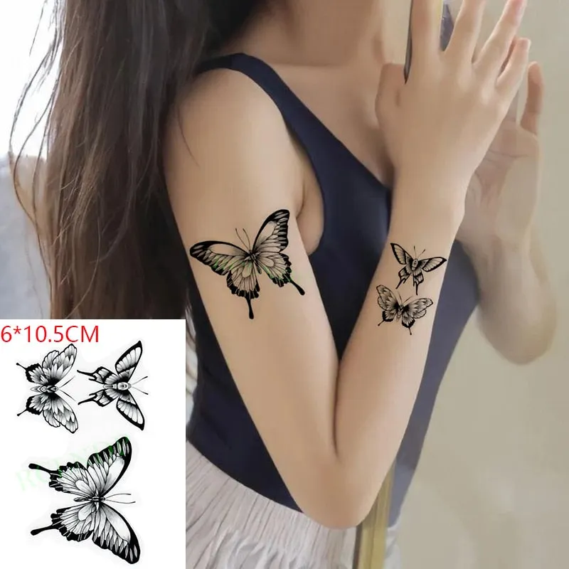 Waterproof Temporary Tattoo Sticker Swallow fly bird Flash Tatoo Fake Tatto arm leg Wrist Foot hand For Girl Men Women kids