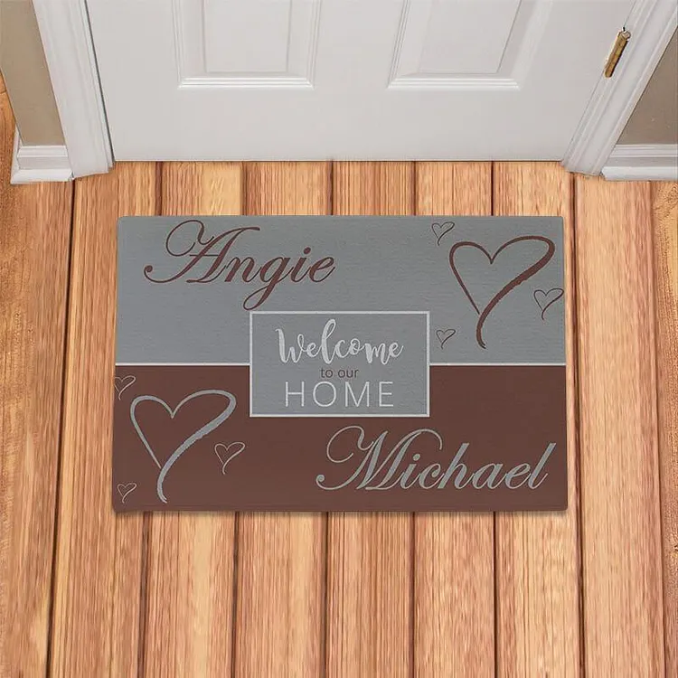 Custom Your Own Welcome Front Door Mat - Personalized Outdoor Mat