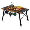[US Local Warehouse] Aluminum Folding IGT Camping Table with Carry Bag for Patio BBQ Backyard Picnic