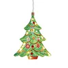 5D Christmas Diamond Painting Hanging Light Festive Rhinestone Lamp Pendant Kits