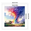 Rainbow Tornado - 11CT Stamped Cross Stitch - 40*40cm - Natural