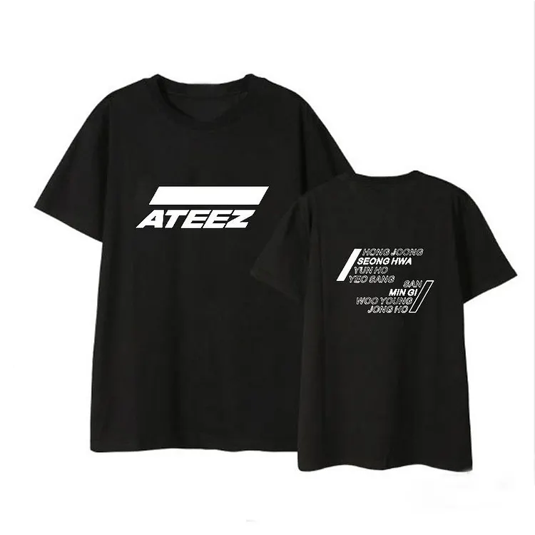 ATEEZ Member Name Casual T-shirt