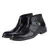 Fashion Mens Luxury Genuine Leather Dress Ankle Boots