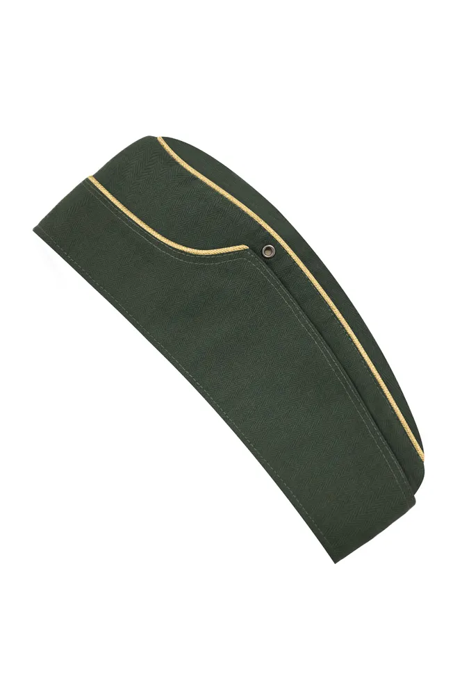   Wehrmacht Elite M1938 Reed Green HBT Overseas Cap German-Uniform