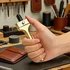 Adjustable Fork Puncher Magnetic Button Installation Tool DIY Hardware Installation Tools Leather Hole Punching Tool Toolbox Accessories