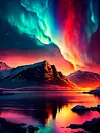 Aurora Night - Round Drill Diamond Painting - 40*70CM - Large Size
