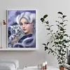 >SALE<Beauty Tiger 5D DIY Full Round Drill Diamond Painting Manual Mosaic Crafts