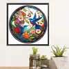 Bird Glass Painting-Paint by Numbers Acrylic Painting 40*40cm(HOT)