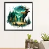 Forest Deer-Full Round Diamond Painting