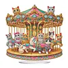 Acrylic Cats Carousel - 5D DIY Craft Ornament