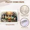 (US Local)Paint By Numbers Kit On Canvas DIY Oil Art Flower Picture Home Wall Decor50x40cm