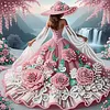 Beauty-Partial Special Shaped Diamond Painting 30*30CM