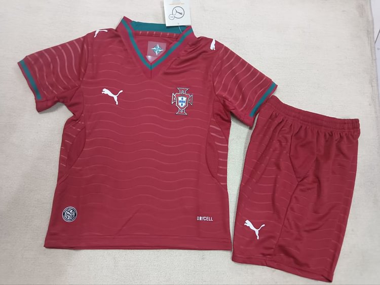 2026-27 World Cup Portugal Home Jersey - Adult and Children's Set