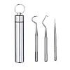 304 portable toothpick stainless steel household flossing mini multi-function tool