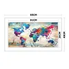 World Map-11CT Stamped Cross Stitch Kit(85*40cm)