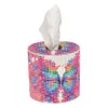 DIY Diamond Painting Handmade Tissue Holder Rhinestones Decorative Tissue Box