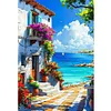 Seaside Town-11CT Stamped Cross Stitch 40*60cm/15.75*23.62in (Big Size)