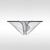 Men's Low-Rise Ultra-Thin Ice Silk Transparent U-Shaped Pouch Sexy Briefs