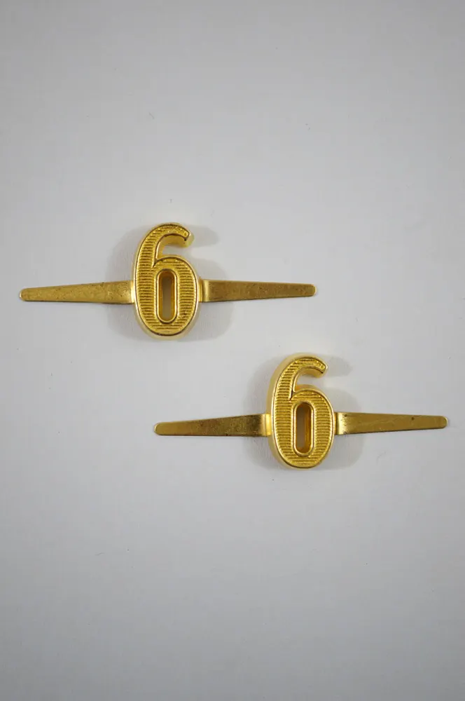   WW2 GermanOfficer General Shoulder Boards Cyphers Gold 18mm 6 Or 9 2pcs German-Uniform