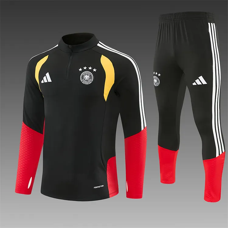 Germany 2026 World Cup Black Half-Length Training Jersey