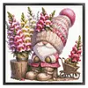 (US Local)Gnome - 9CT Partial Beaded Cross Stitch Kit(40x39cm)