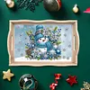 (Multistyle) En Bois No&euml;l Cardinal Bonhomme De Neige-Bricolage Vaisselle