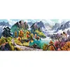 (US Local)Autumn Senery-11CT Stamped Cross Stitch Kit(45*100cm)
