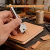 Adjustable Fork Puncher Magnetic Button Installation Tool DIY Hardware Installation Tools Leather Hole Punching Tool Toolbox Accessories