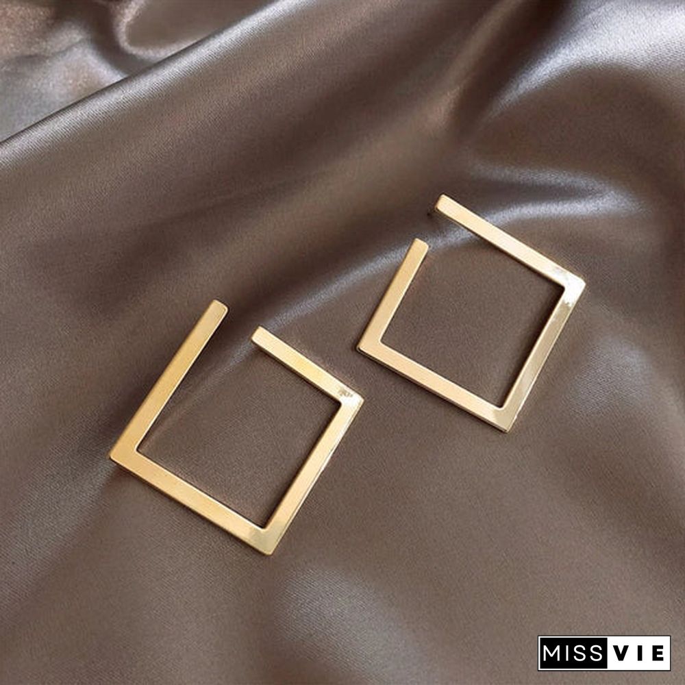 SQUARE HOOP EARRINGS
