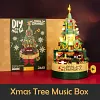 (🔥2023 BEST GIFT TO FAMILY🔥)DIY Christmas Tree Brick Music Box