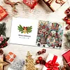 6Pcs Diamond Painting Snowman Greeting Cards Congratulations Cards & Gifts