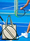 Tennis Tote Bag Large Tennis Bag Sports Handbag Pickleball Bag for Men and Women