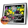 Diamond Painting-DIY Full Round Drill Butterfly Letter