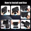 Car trash can Car trash can door storage box built-in garbage bag