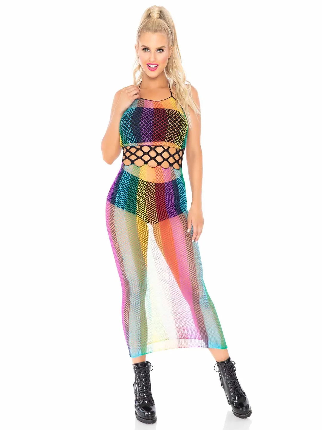 My Crush Rainbow Bodycon Dress