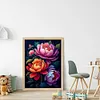 Peony - 9CT Partial Beaded Cross Stitch Kit(39x53cm)