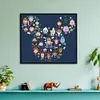 11CT Cartoon Mickey mouse head Character - Stamped Cross Stitch 46*51cm/18.11*20.08in Mickey Avatar