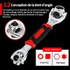 Cl&eacute; &agrave; douille universelle 52 en 1 avec t&ecirc;te de cl&eacute; rotative &agrave; 360&deg;