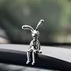 D&eacute;coration de bureau en forme de lapin autocollant de P&acirc;ques