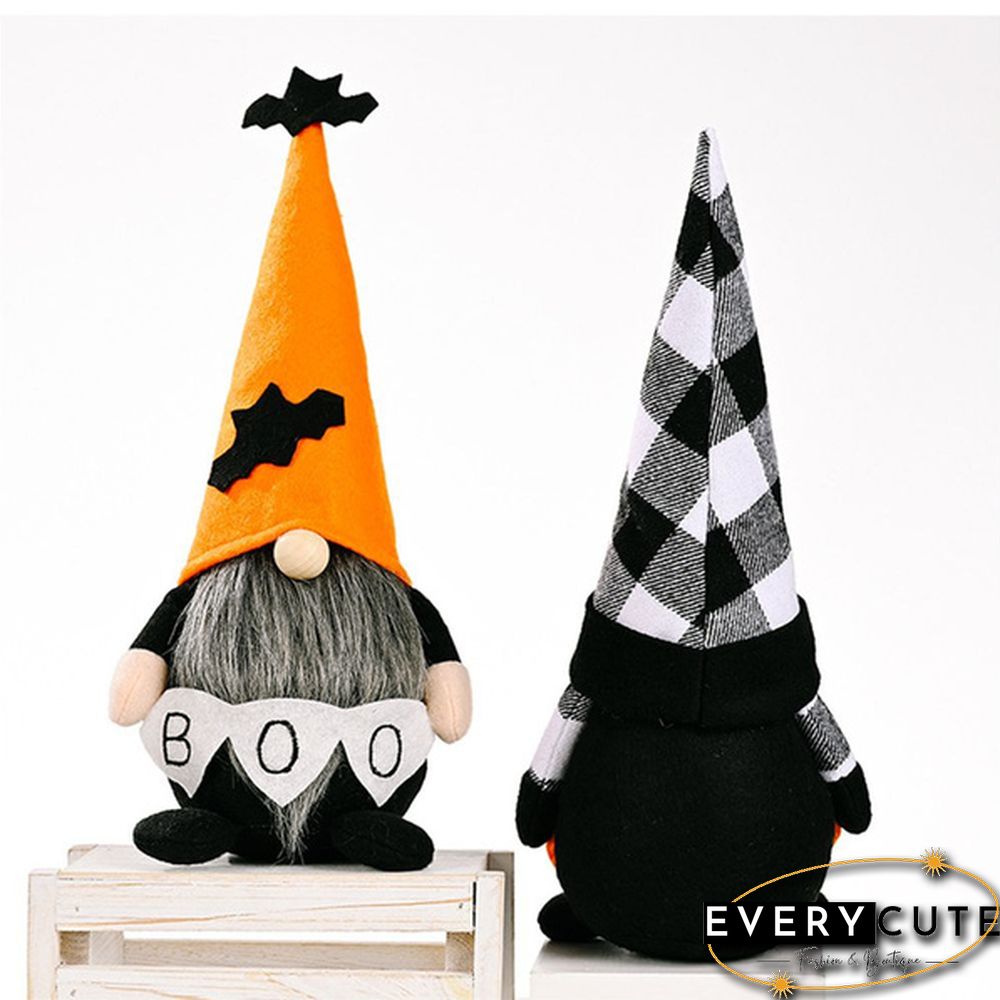 Popular Home Creative Christmas Elf Doll Horror Rudolph Long Hat Striped Festival Ornaments Faceless Gnome Doll Halloween Decorations