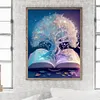 Arbre R&ecirc;veur Et Tranquille-Compl&egrave;te Rond Diamant Peinture-40X50CM