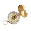 Mini Portable Copper Navigation Compass Outdoor Luminous Flip Compasses