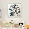 Woman-11CT Stamped Cross Stitch 40*40cm