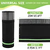 [US Local Warehouse] Mobile Home Skirting with Bottom Iron Mesh RV Skirting for Winter 3.1x65.6ft Rv Underbelly Panels Easy Installation for Garden Outdoor Yard