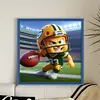 (Stamped/Counted) Green Bay Packers Football-11CT Cross Stitch 40*40cm