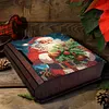 Wooden Christmas Theme Diamond Jewelry Case Mosaic Craft Set for Rings Bracelets