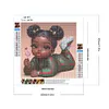 >SALE<5D DIY Full Round Drill Diamond Painting Cute Candy Girl Home Decor 30x30cm
