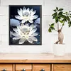 Lotus-14CT Stamped Cross Stitch 40*50cm/15.75*19.69in