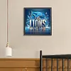 Diamond Painting-DIY Full Round Drill Detroit Lions(40*40 CM)